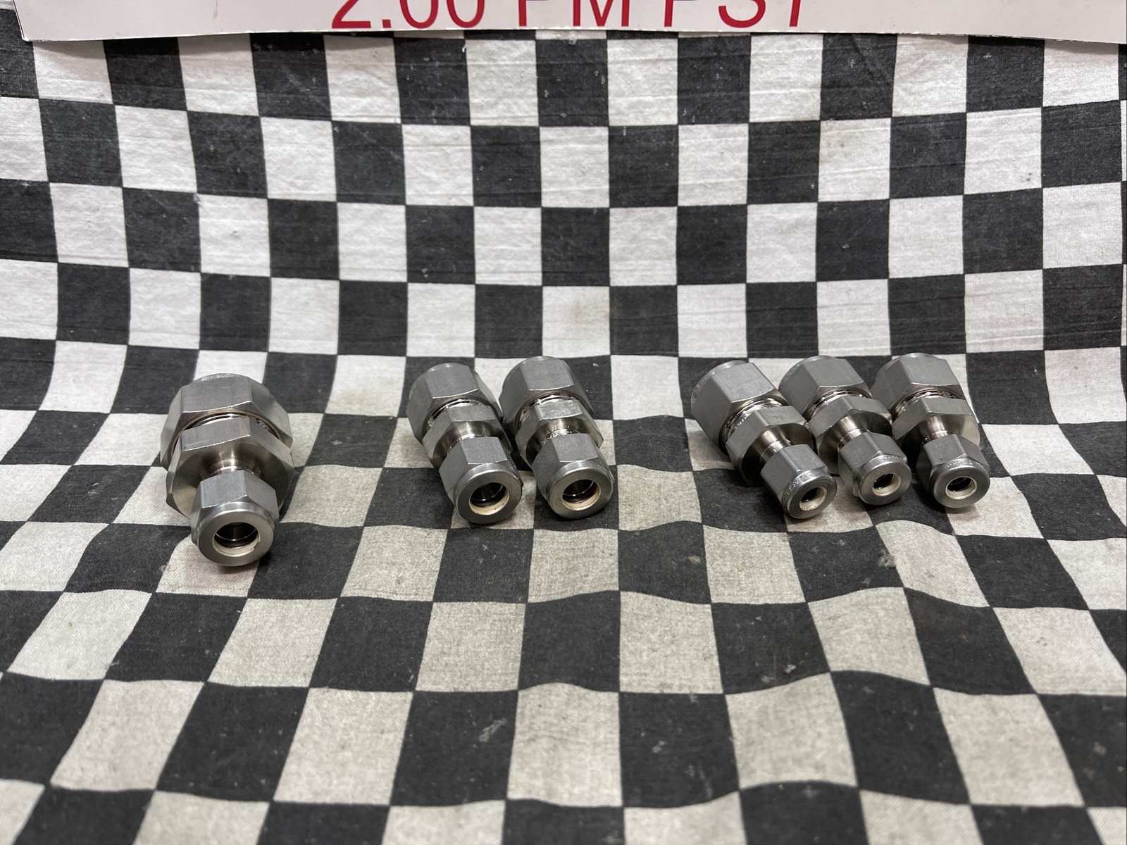 SWAGELOK REDUCER UNION, SS-810-6-4, SS-810-6-6, SS-1210-6-6, LOT OF 6#1606V30