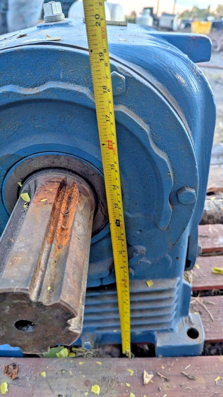 CONE DRIVE HU60A376-1 – 70:1 RATIO – IMPUT RPM 1750