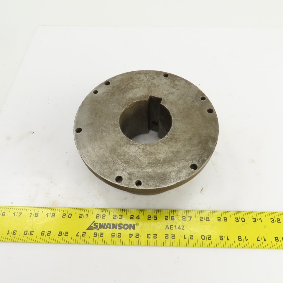 Flanged Coupling Hub Sleeve 2.875″ Shaft 7-7/8″ Flange OD 3/4″ Key