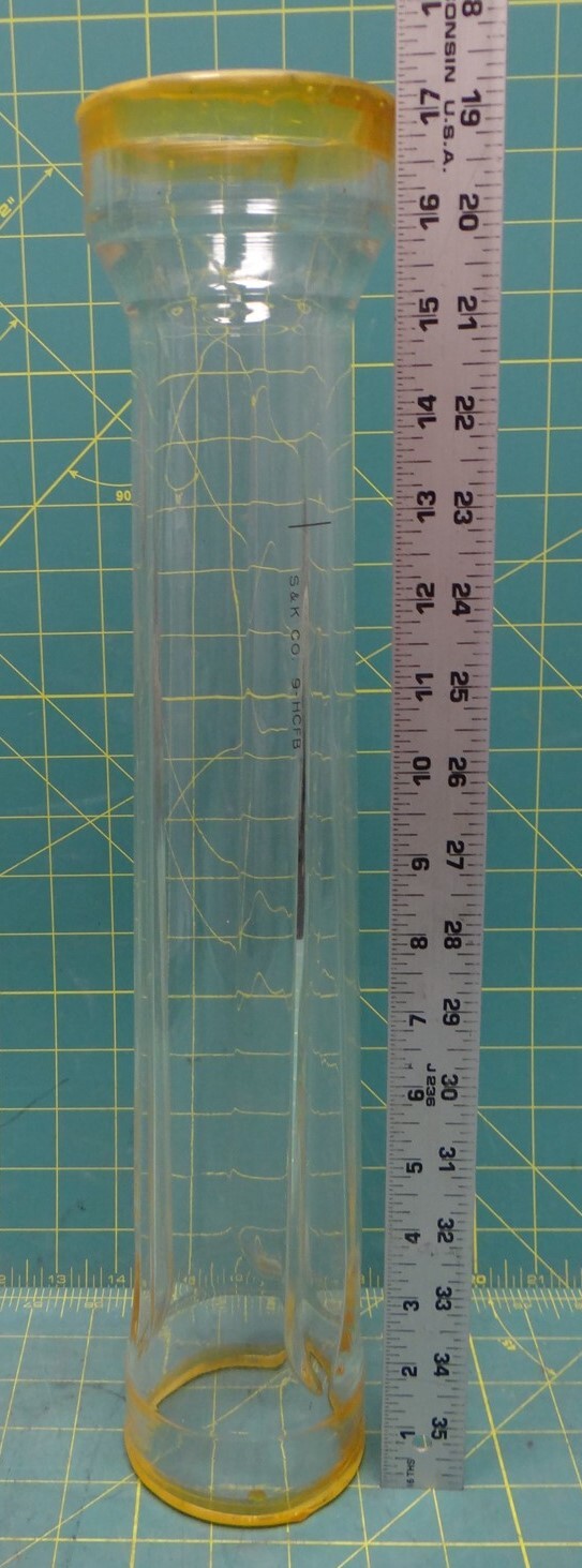 AMETEK INC SCHUTTE AND KOERTING GLASS METER TUBE 17.5” LENGTH 52G0081M-001-9HC