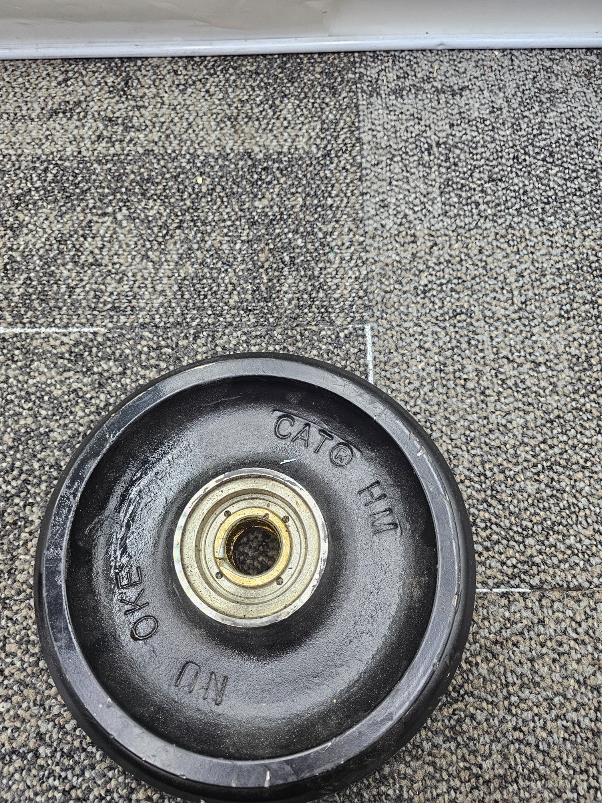 Idler Wheel Replacement CAT HM NU OKE Black 9-3/4 inch Outer Diameter