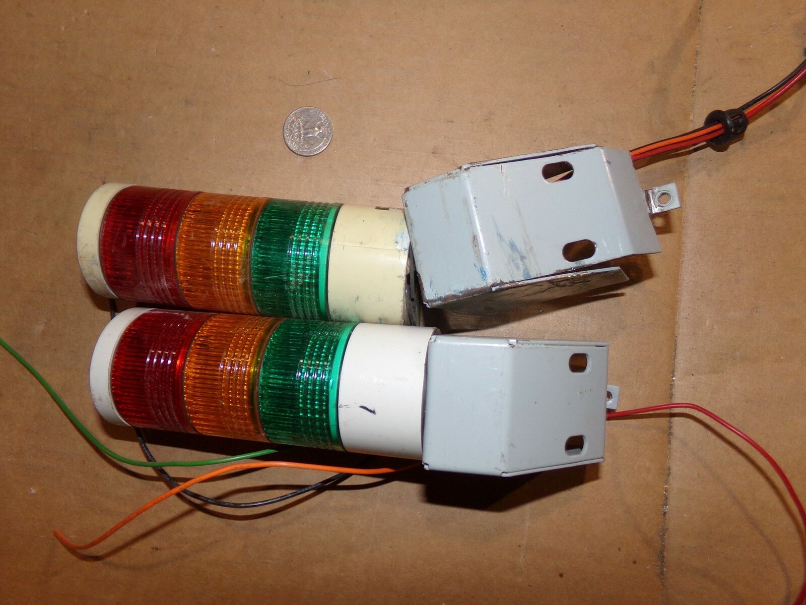 Patlite LES-AW Stak-Lite 24V AC/DC, Lot of 2 *FREE SHIPPING*