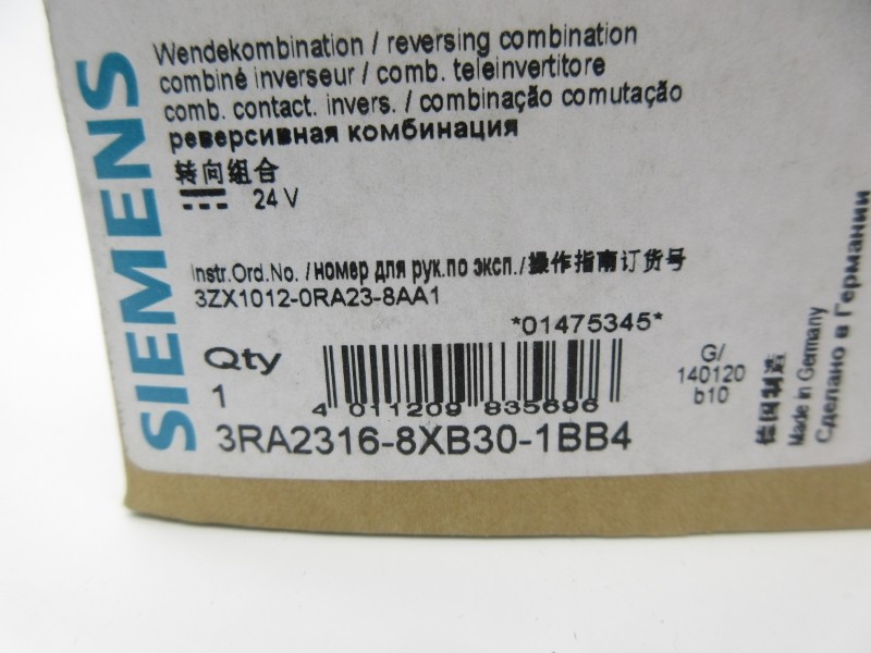 SIEMENS 3RA2316-8XB30-1BB4 24V NSMP