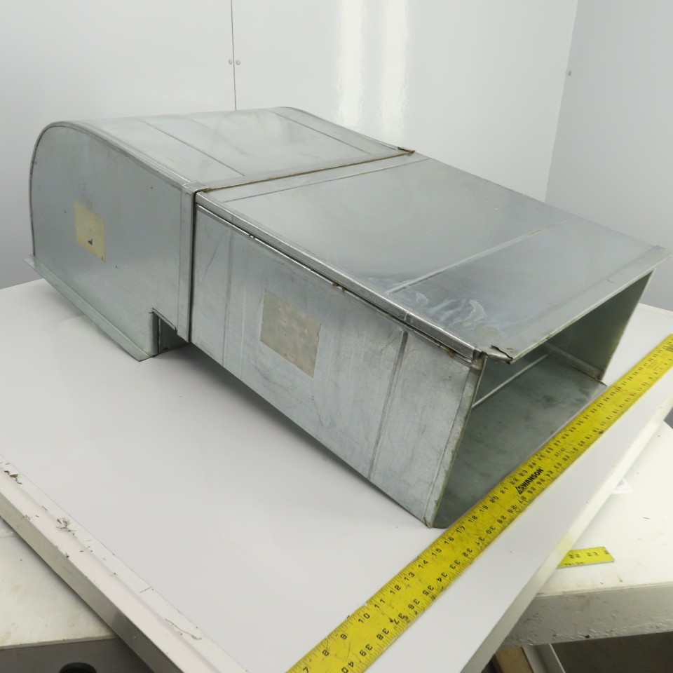Orland DL #702 20″ x 10″ 24 Gauge Galvanized Air Duct 42″ OAL W/90° Elbow 41″OA