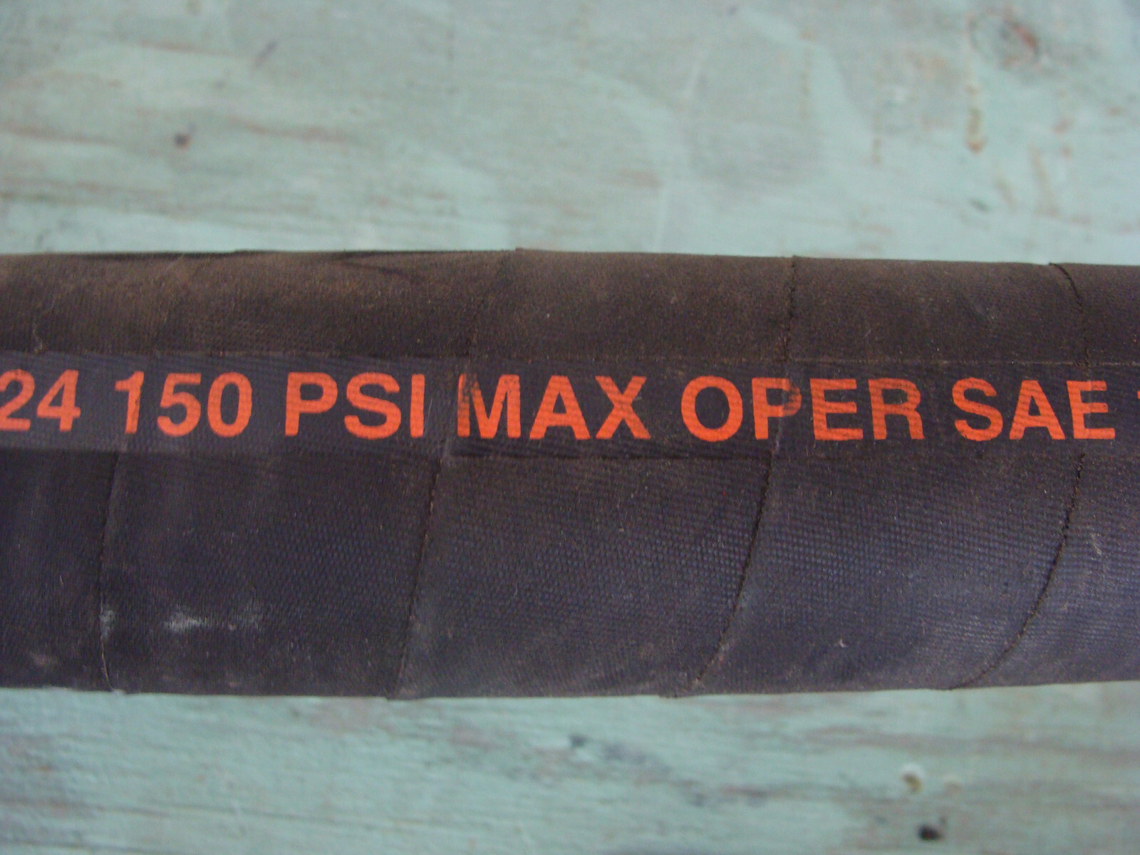 AEROQUIP FC619-24 HYDRAULIC HOSE 150PSI 100R4X1-1/2 MSHA IC84/24 1Q08 3FT LENGTH