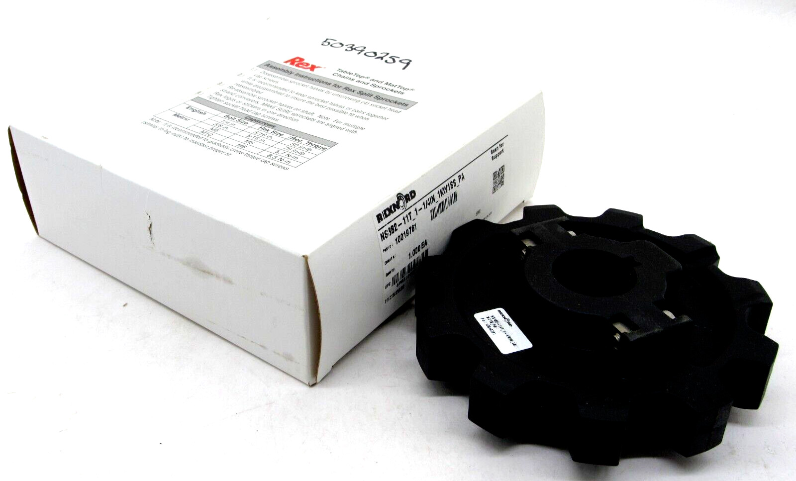 NEW REXNORD 10019761 SPROCKET NS882-11T_1-1/4IN_1KW1SS_PA