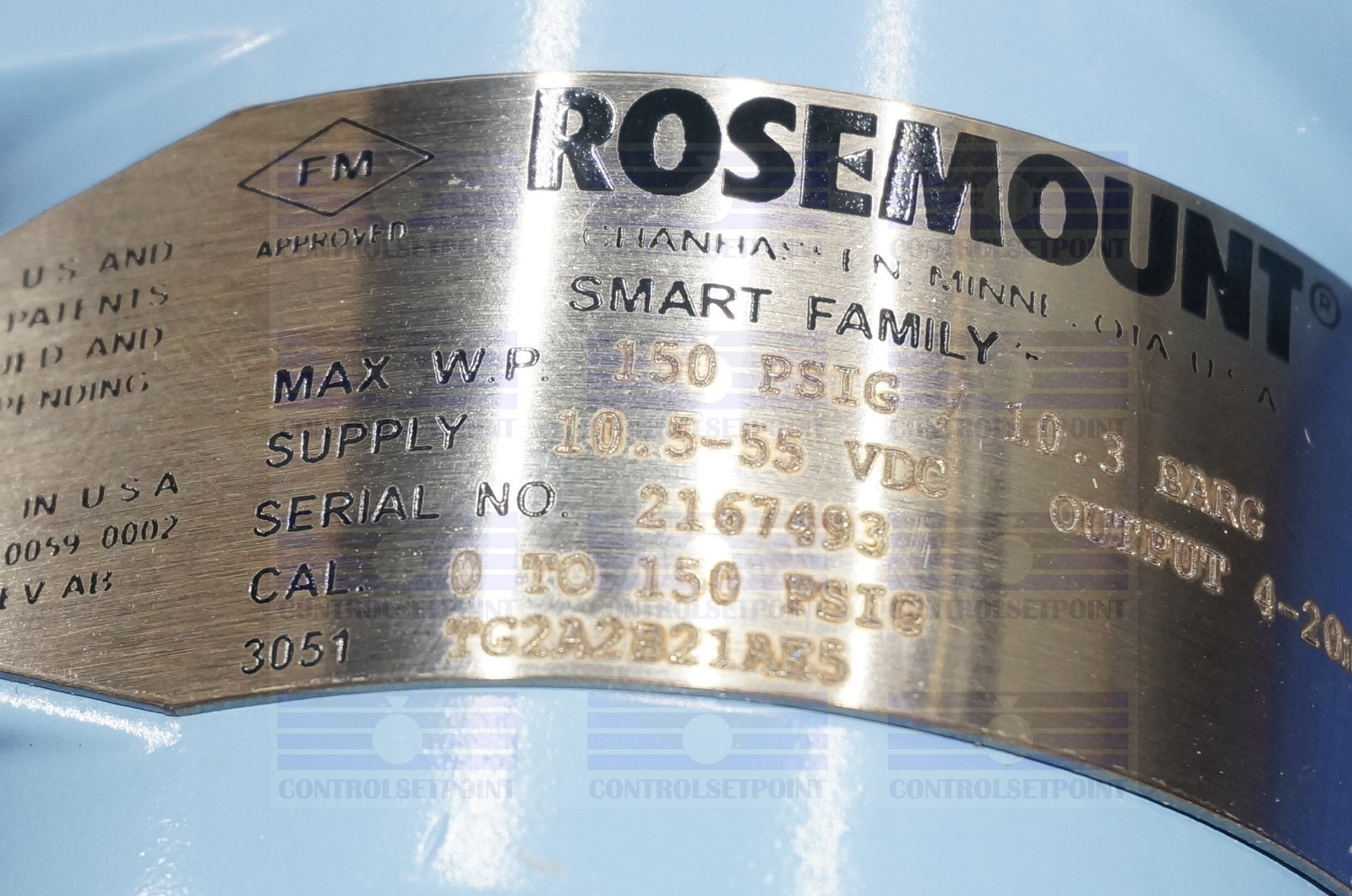 EMERSON ROSEMOUNT 3051TG2A2B21AE5 PRESS TRANS 3051 TG2A2 ID67493