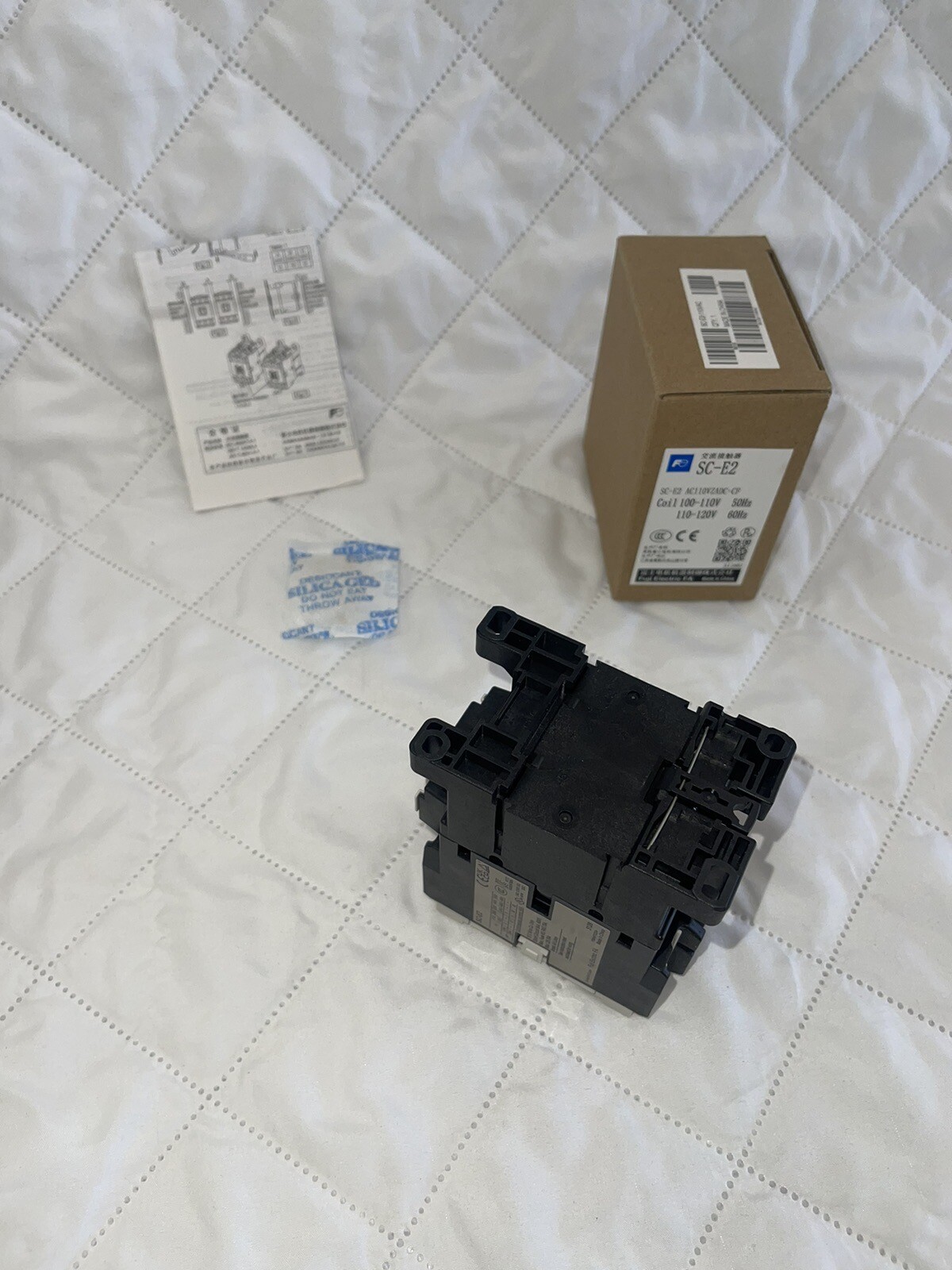 FUJI ELECTRIC SC-E2 AC120 Coil 50/60hz SC-E2 Contactor SCE2 AC110VZADC-CF