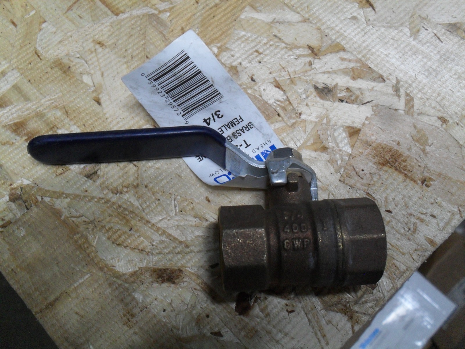 Nibco T-580A 3/4″ 400# Brass IPS threaded ball valve