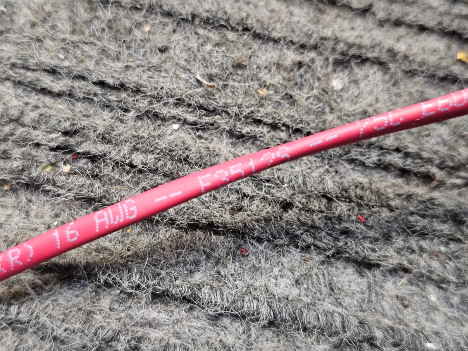 Prysmian Carol E3512S 16 AWG 2-Conductor 1000 ft Unshielded FLP Cable, Red