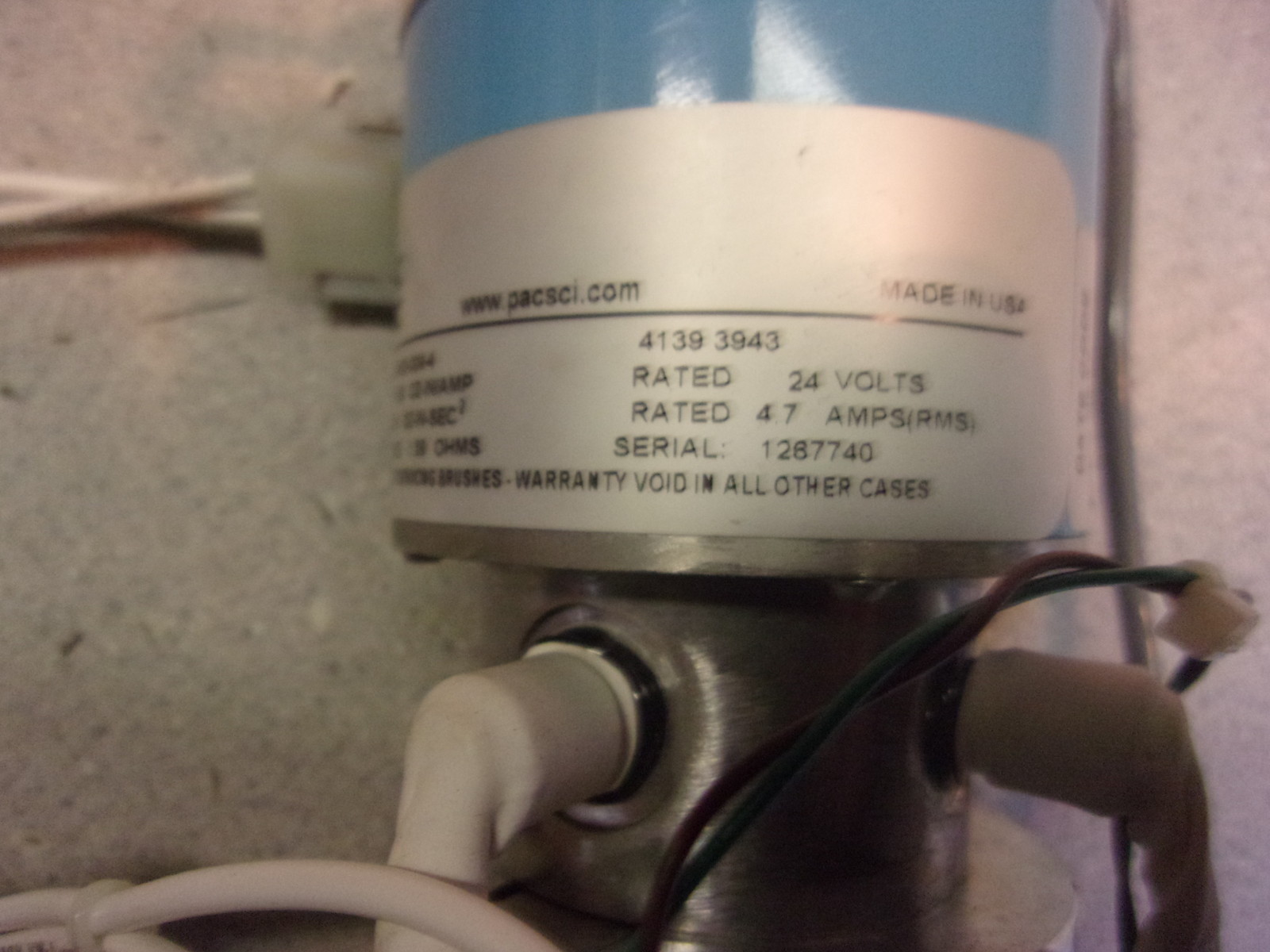 Pacific Scientific 388619-60 Analoy Tachometer 2V M62-024-4 4139 3943 1267740