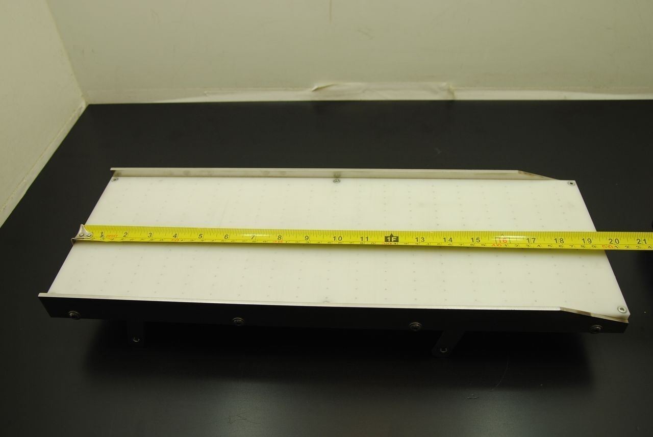 Air Lift Conveyor Slide Ramp Aluminum Base Stainless Sides 19″L X 6.5″W