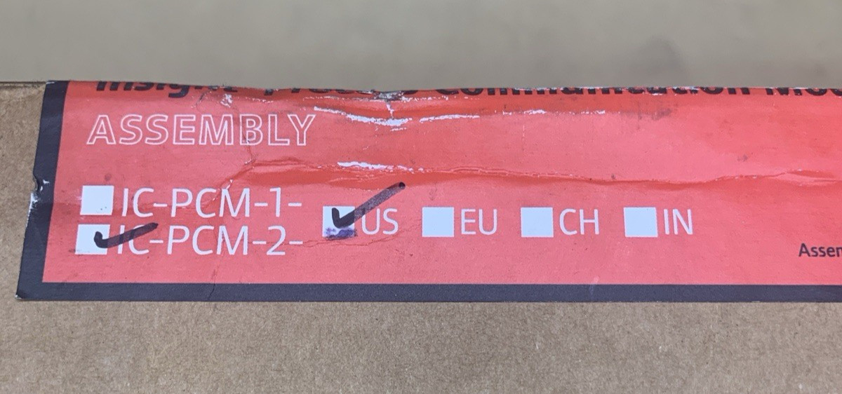 INGERSOLL RAND IC-PCM-2-US INSIGHT COMMUNICATION MODULE ASSEMBLY **NEW/NOS**