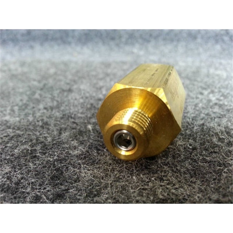 NOSHOK 1335 7/16-20″ X 7/16-20″ SAE Piston Type Brass Snubber Pressure Rating 5k