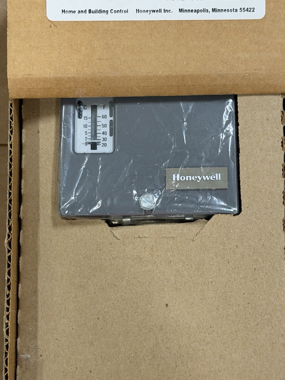 NEW HONEYWELL L480G-1044 LOW TEMPERATURE CONTROLLER 120/240V 20 to 60°F
