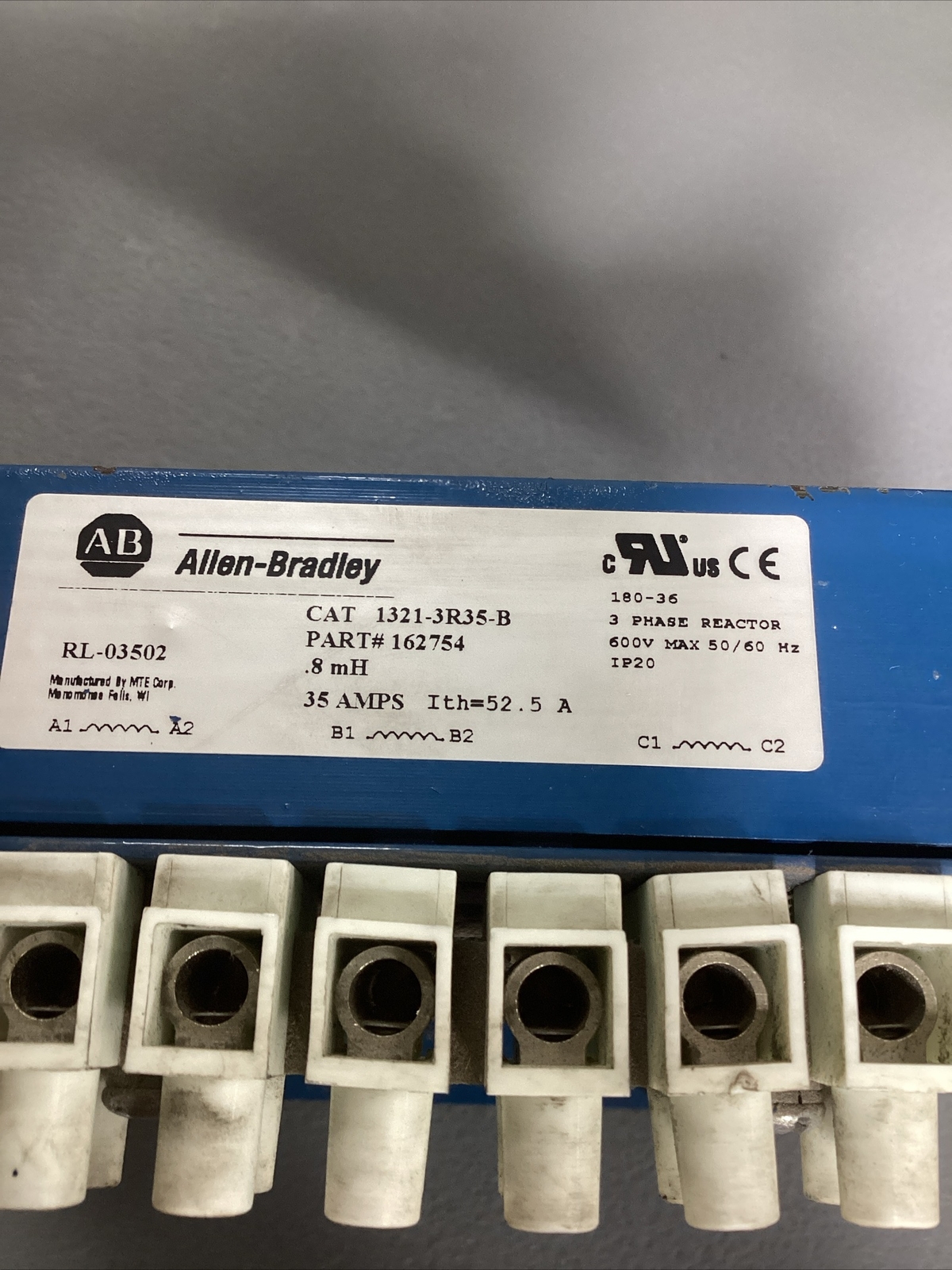 Allen Bradley 1321-3R35-B Line Reactor 162754