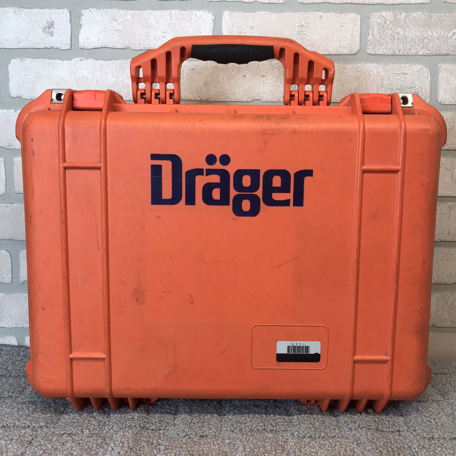 Drager CMS Emergency Response Kit ~ Pelican Case ~ No Chips