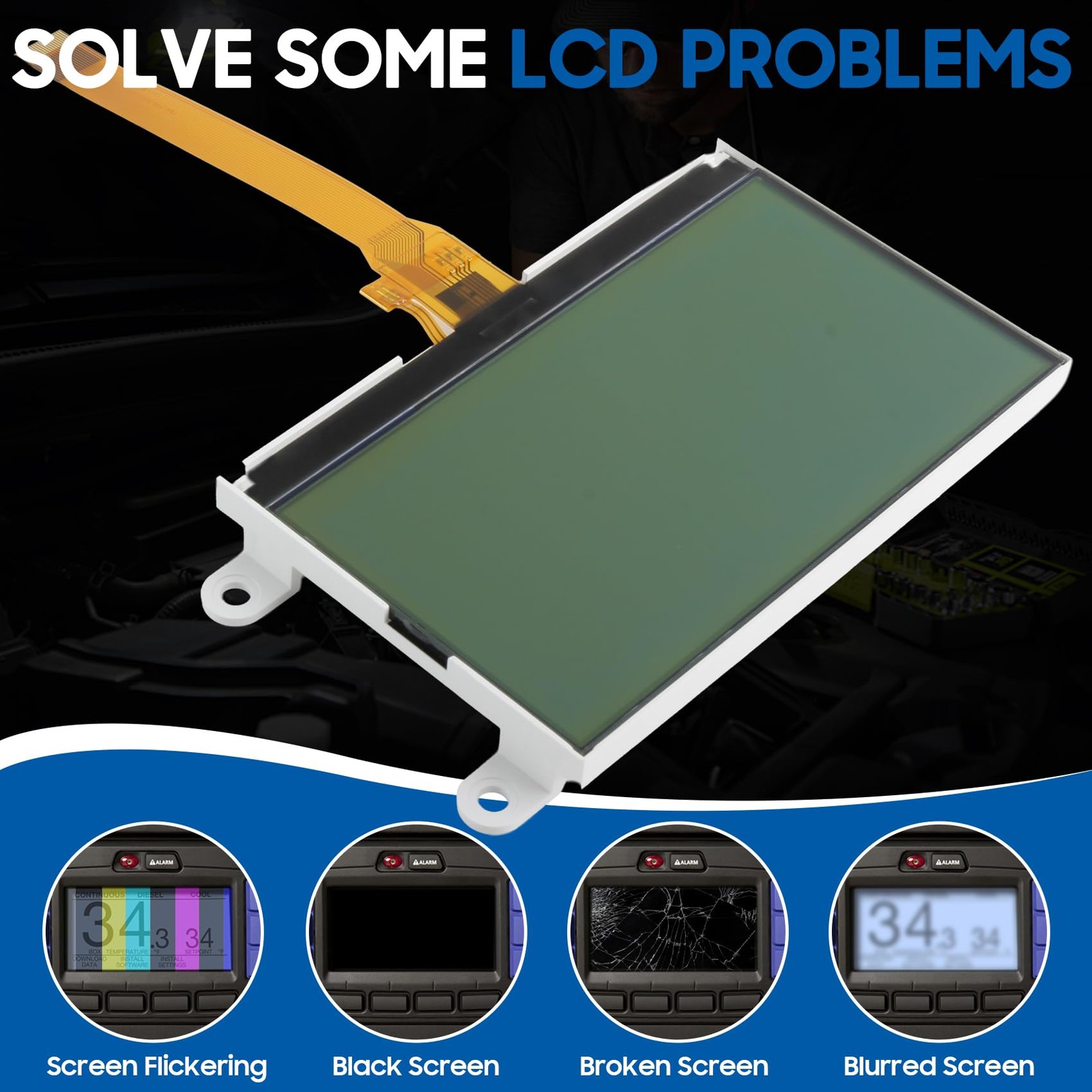4.2″ LCD Display for Carrier Transicold X4 7500 7300 X3 2500 Vector 8500 8600MT