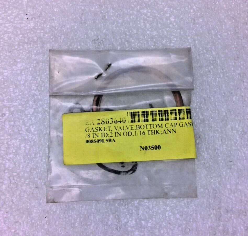WESTROCK MILL VALVE / BOTTOM CAP GASKET N03500 1-5/8″ ID, 2″ OD, 1/16″ THICK