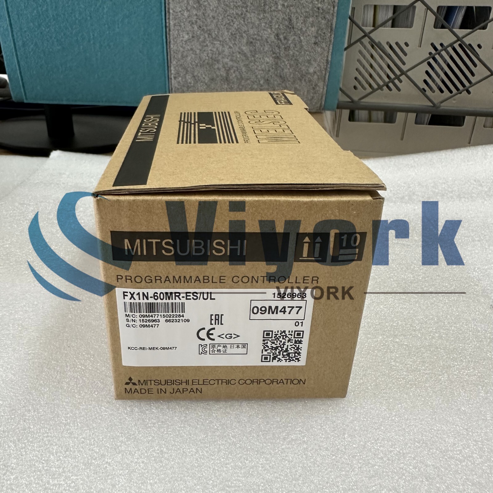 Mitsubishi FX1N-60MR-ES/UL PROGRAMMABLE CONTROLLER NEW