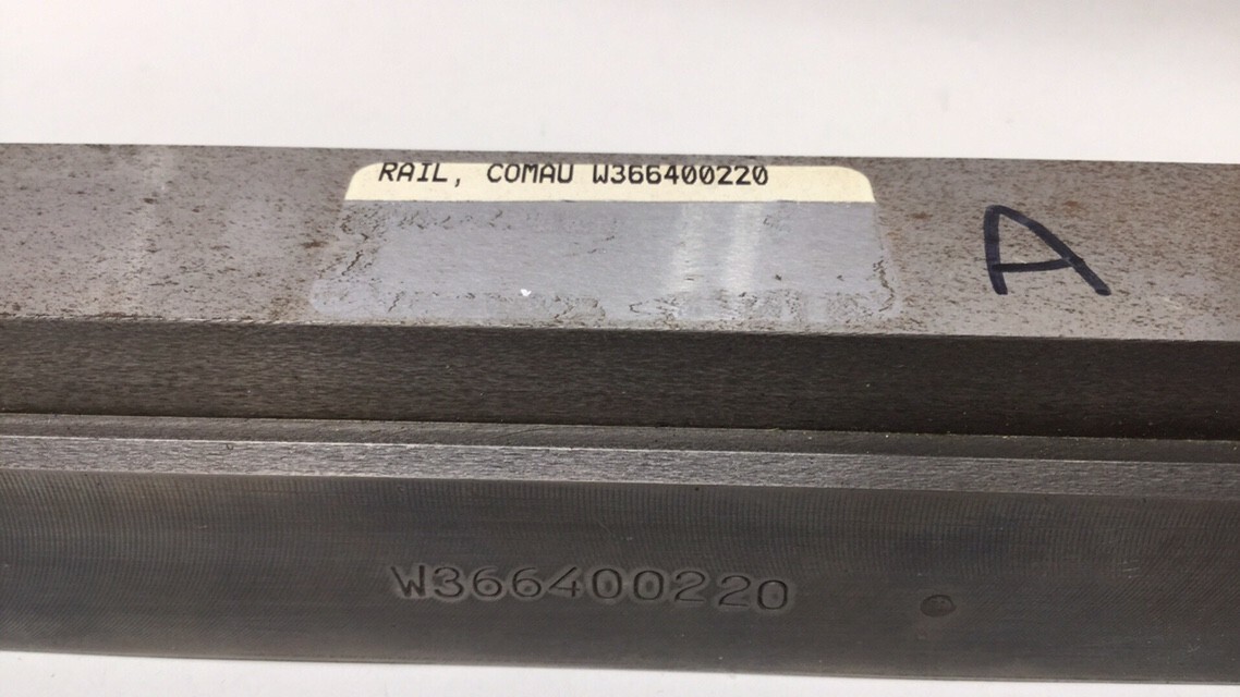 Comau W366400220 Steel Rail 14-9/16″ OAL X 1-3/8″ X 1-1/2″ X 1-3/16″