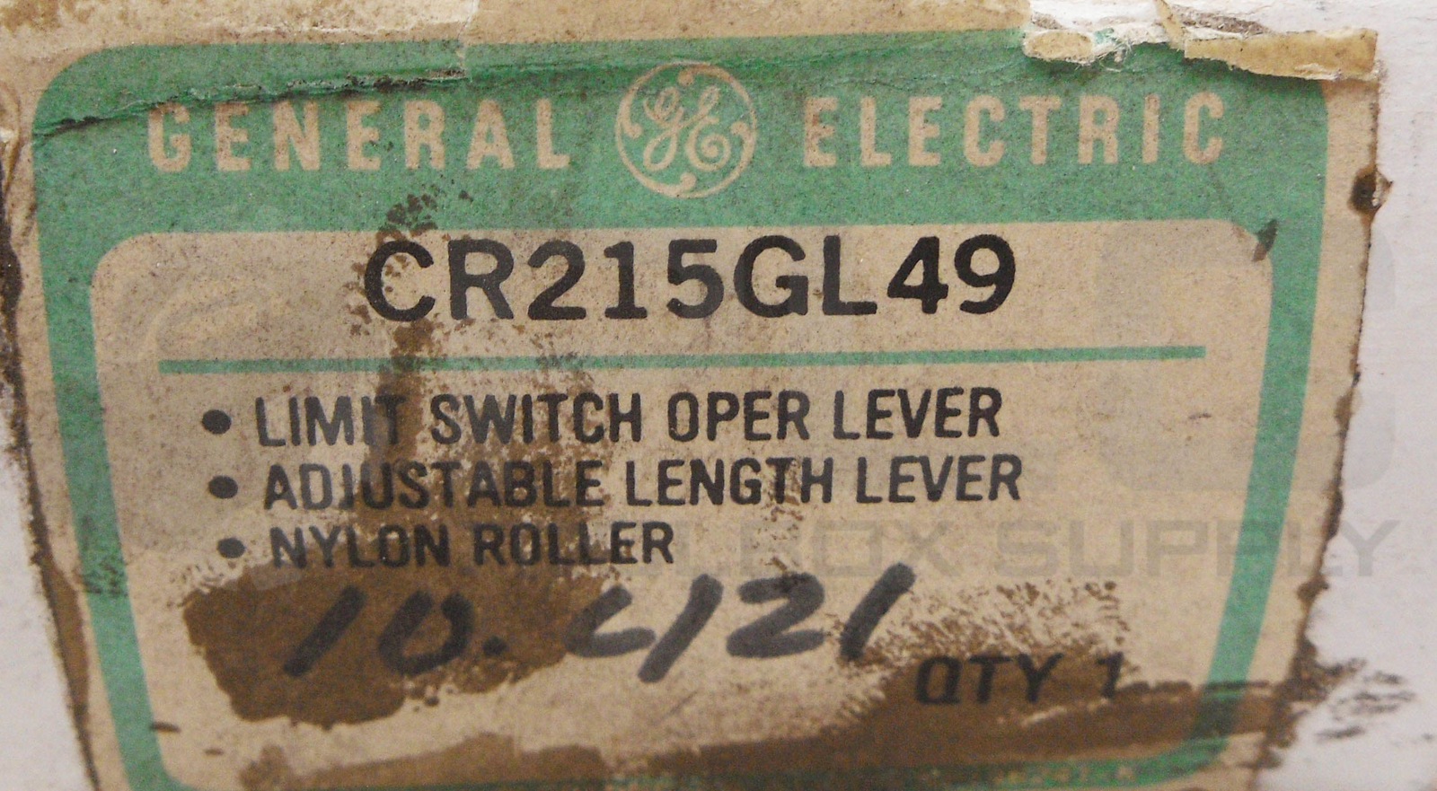 NEW GENERAL ELECTRIC CR215GL49 LIMIT SWITCH OPERATOR LEVER