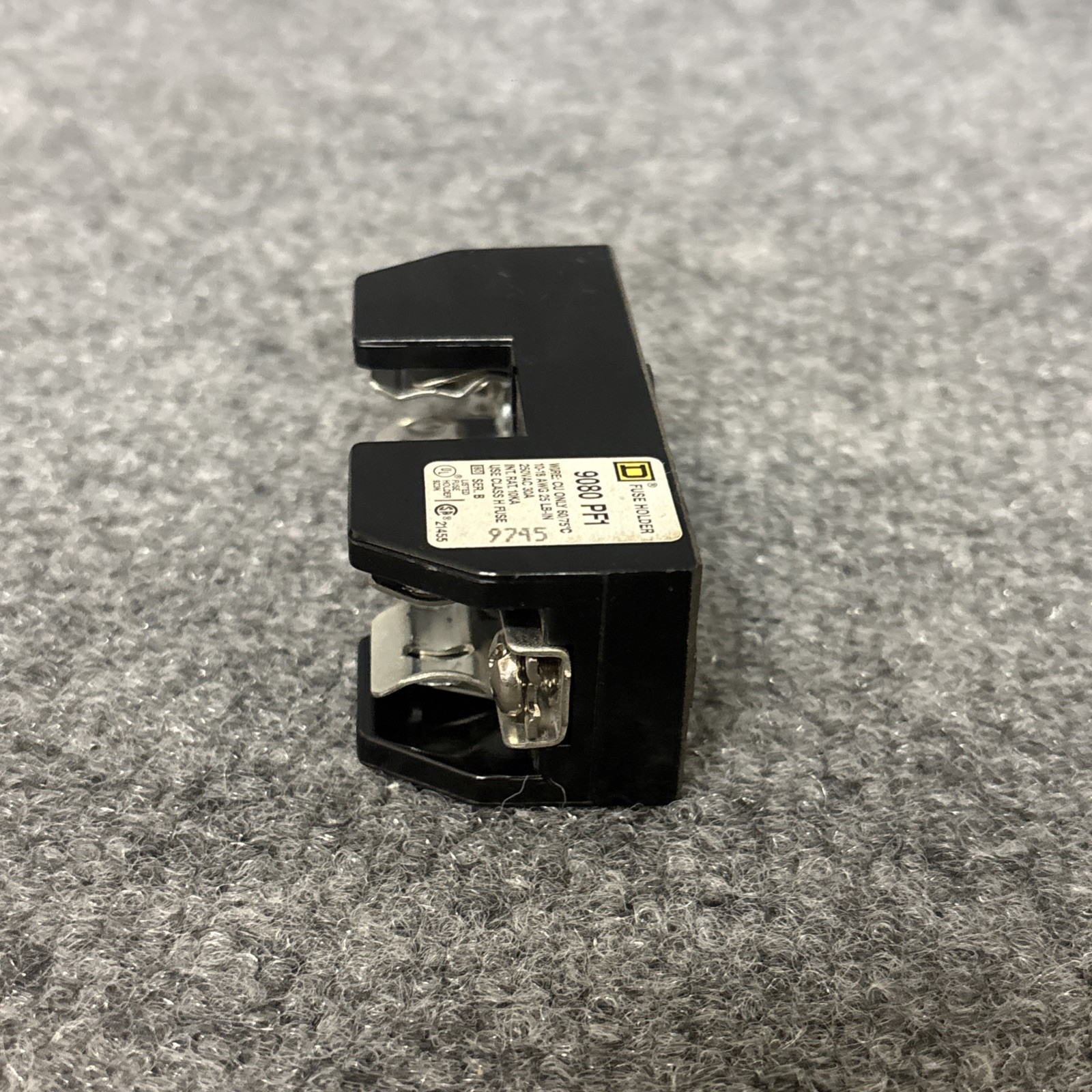 Lot of 3 – Square D 9080PF1 Fuse Holder 30A 250V 1 pole New Other