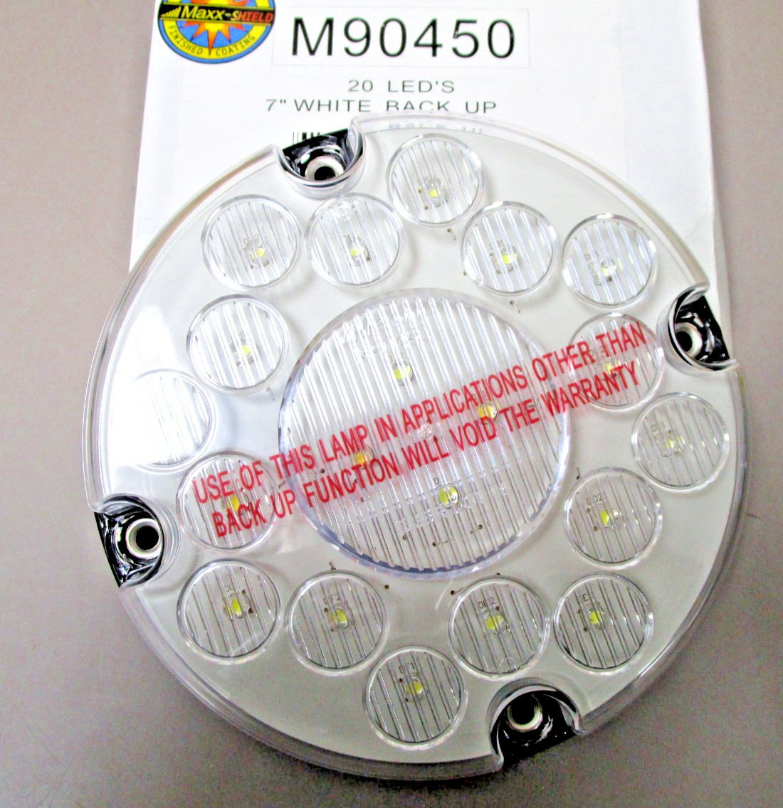 Maxxima M90450 LED 7″ White Back Up Light 7.7 – 14 VDC