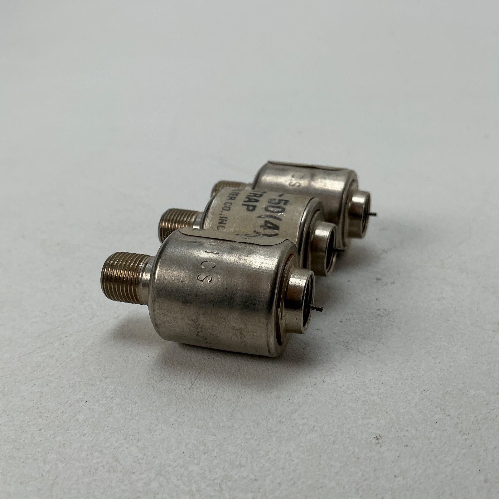 Lot of 3 Microwave Filter Co. FasTrap 5KHP-50(4) High-Pass Coaxial RF Filters