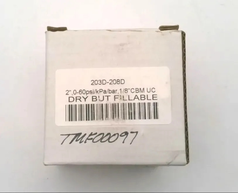 203D-208D GAUGE, 2″, 0-60PSI/KPA/BAR, 1/8″ CBM UC