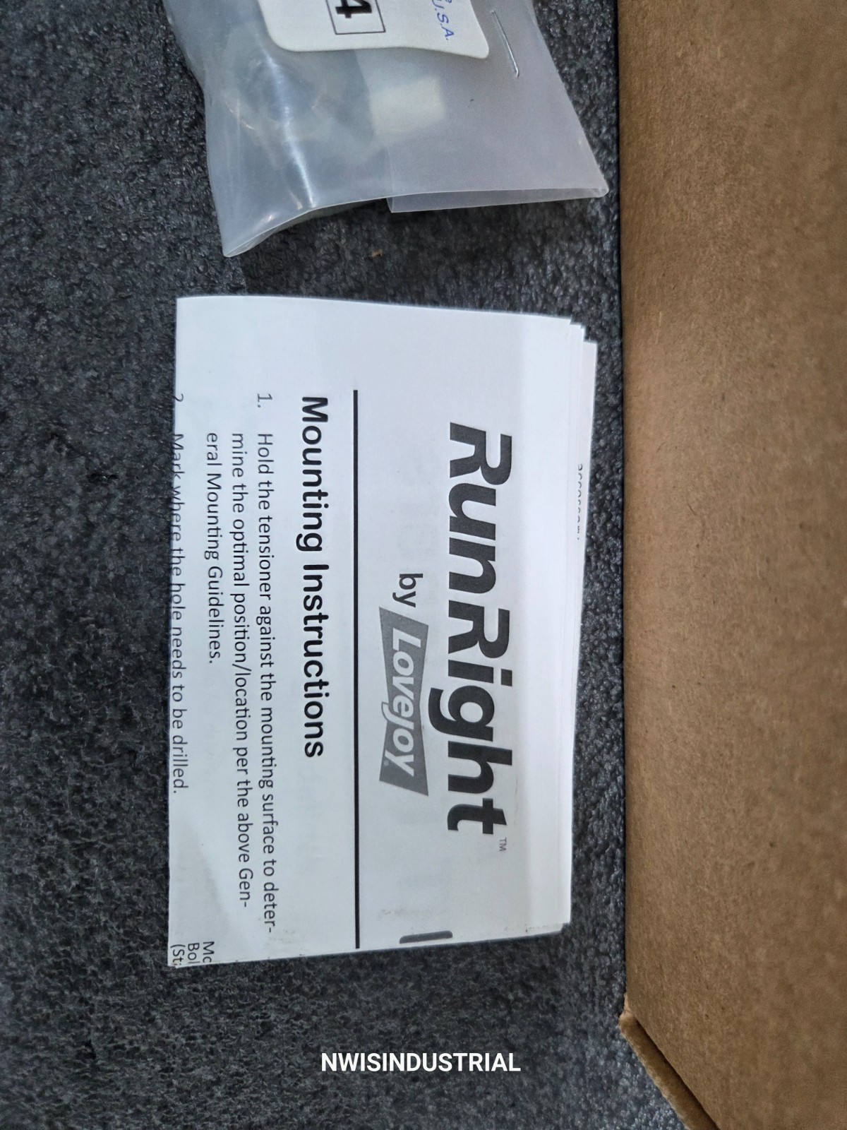 Lovejoy 68514417454 Belt/Chain Tensioner Inch + RT 27 W/Hardware