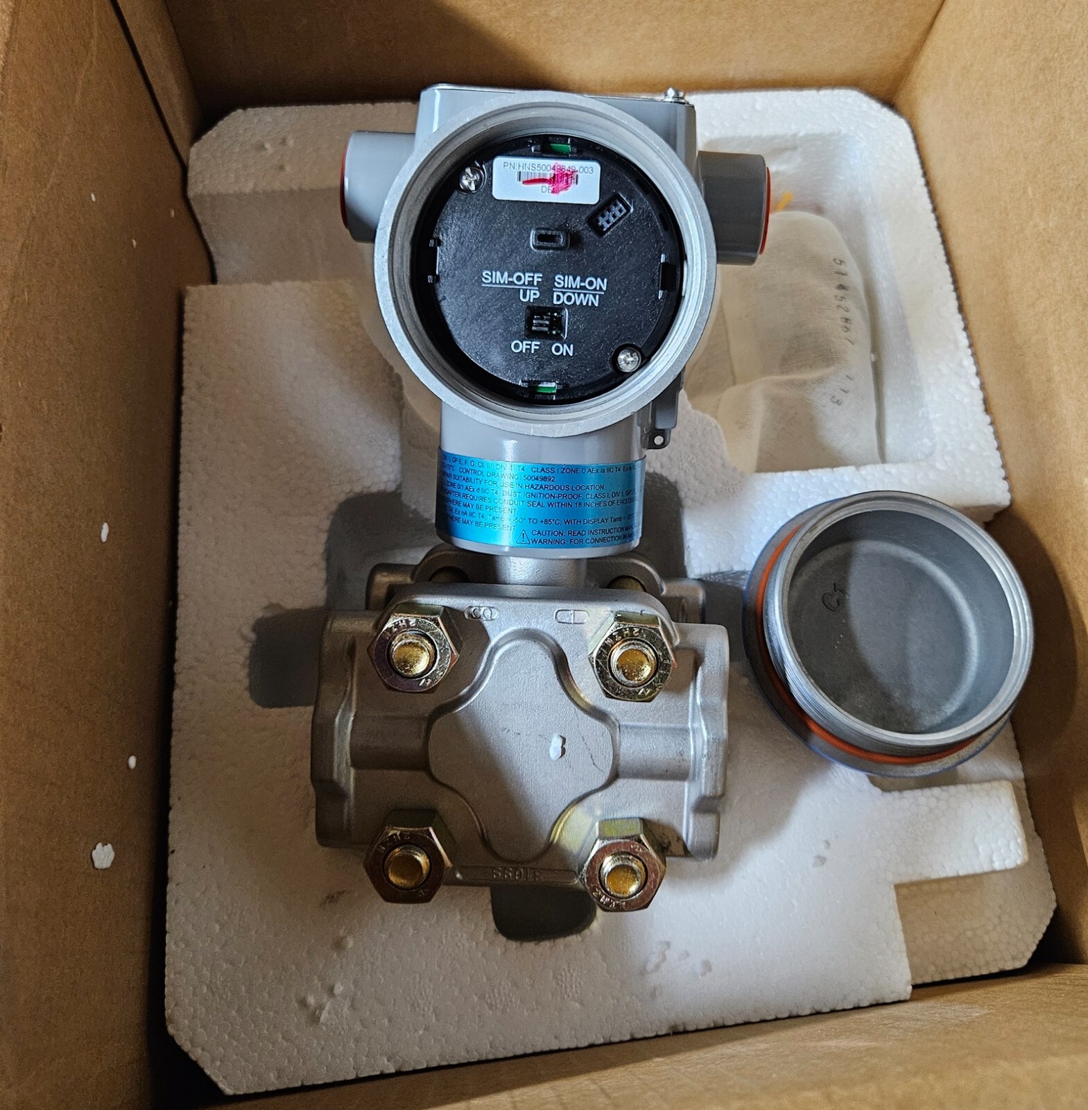 Honeywell STG870 Gauge Transmitter, 316SS Head/316LSS Diaphragm – NEW IN BOX