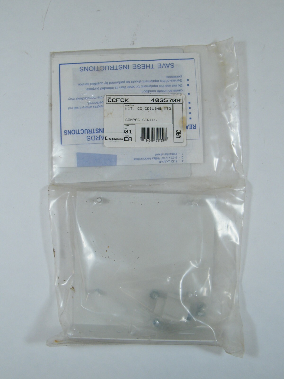 DAY-BRITE CCFCK 4035709 CEILING KIT COMPAC SERIES