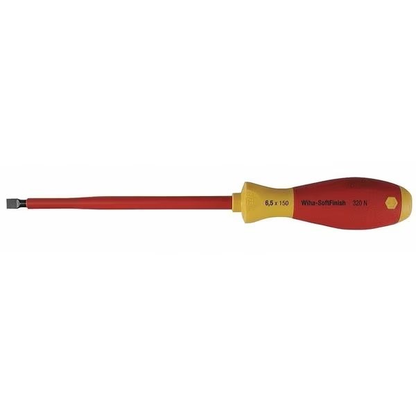 Wiha 32005 Insulated Slotted Screwdriver 5/64 in Round