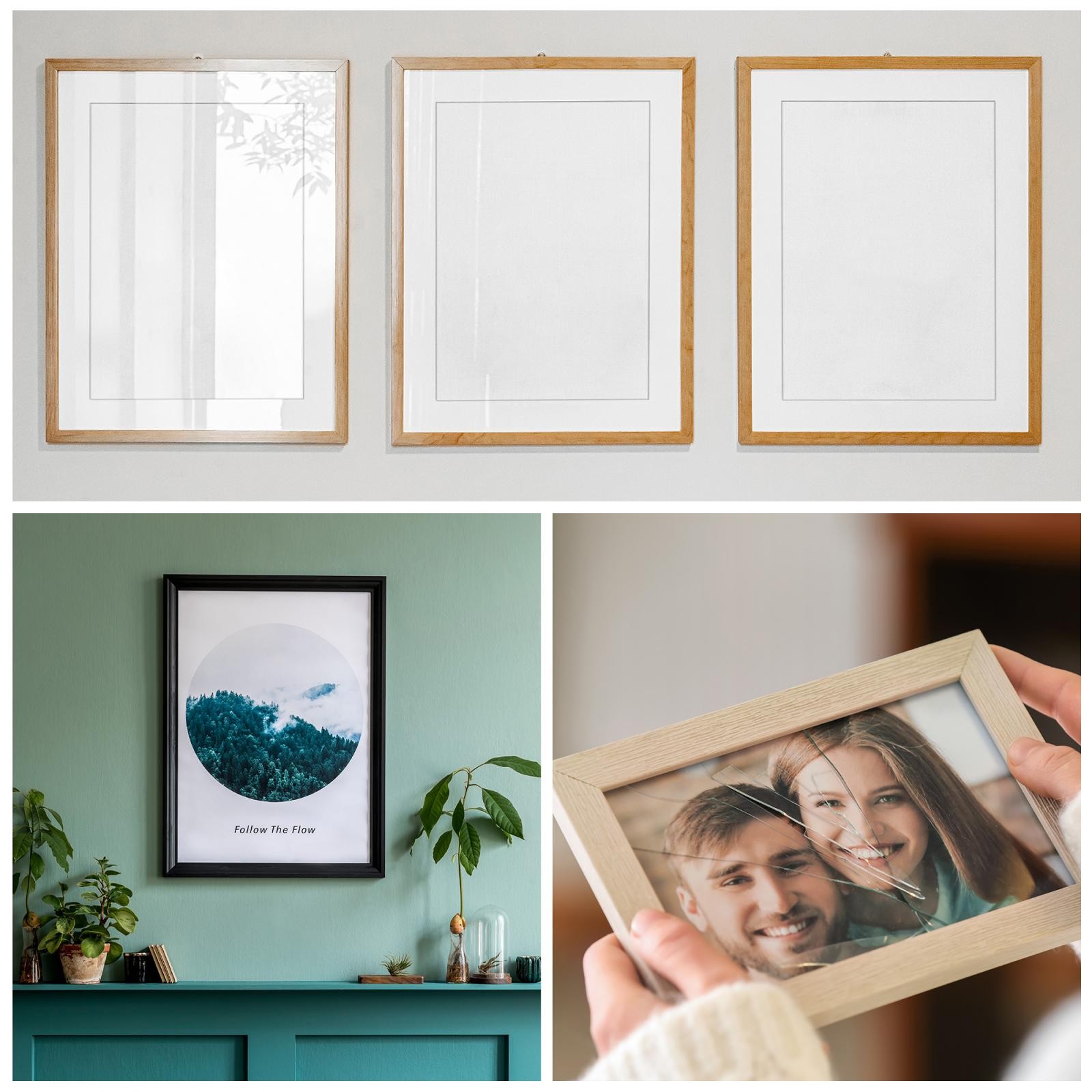 10pcs Clear Plastic Sheet 5×7” for Picture Frame, Crafts 0.02” Thick
