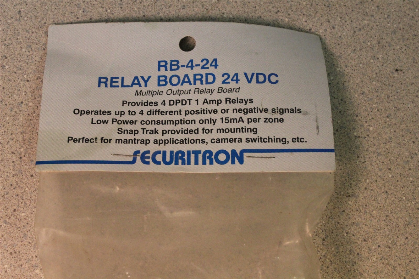 NEW RB-4-24 Relay Board 24VDC Securitron *FREE SHIPPING*