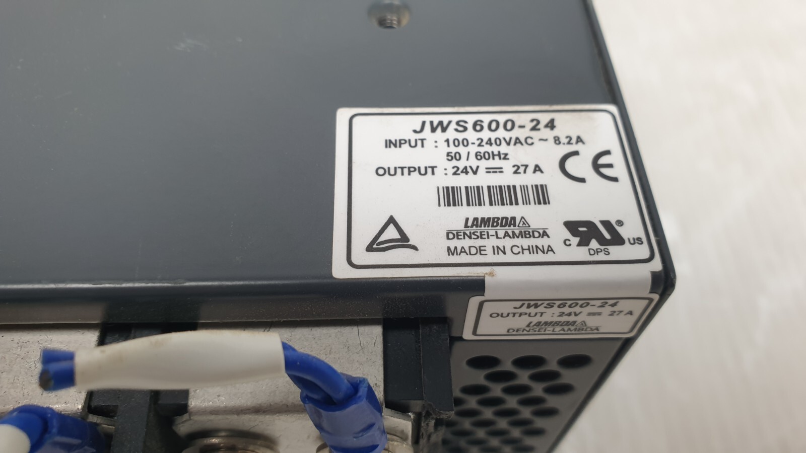 LAMBDA DENSEI-LAMBDA POWER SUPPLY JWS600-24