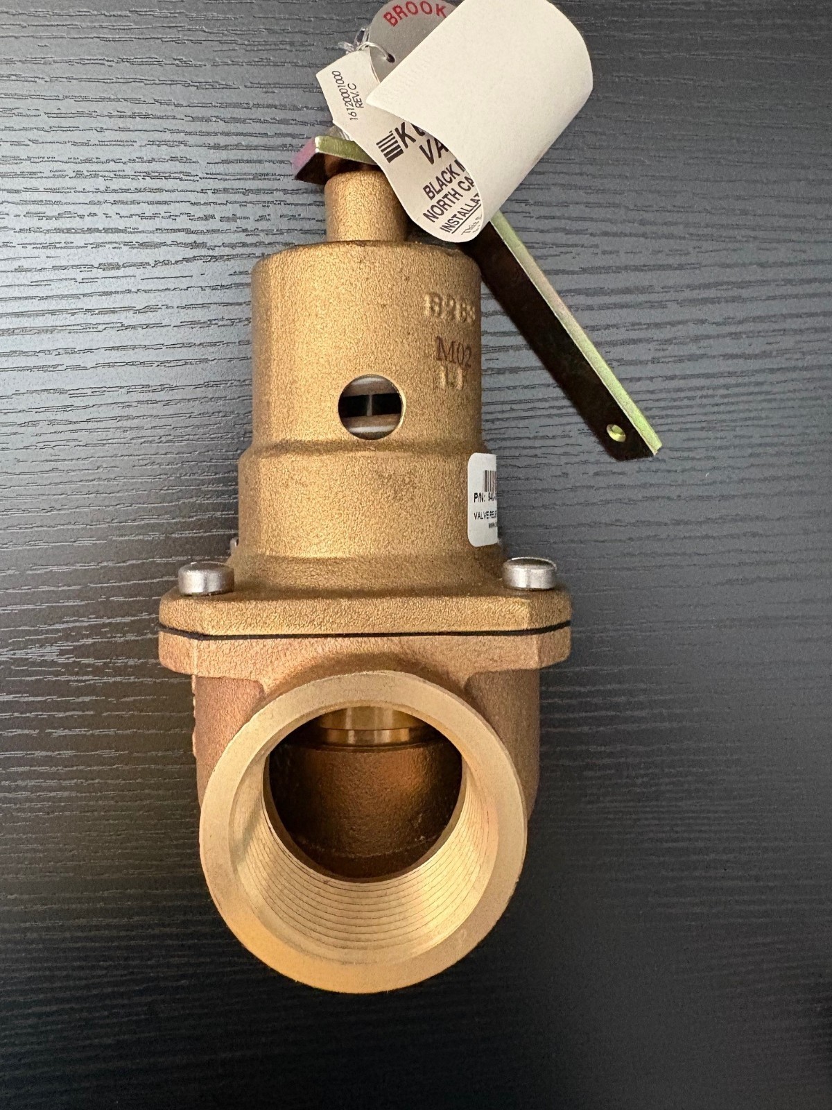 Kunkle Safety Relief Valve 5,257,510 BTU/HR 125 PSI 1″ X 1-1/4″ 0537-E01-HM