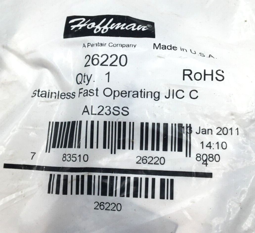 Hoffman Clamp Kit, Stainless Steel, Junction Box AL23SS New