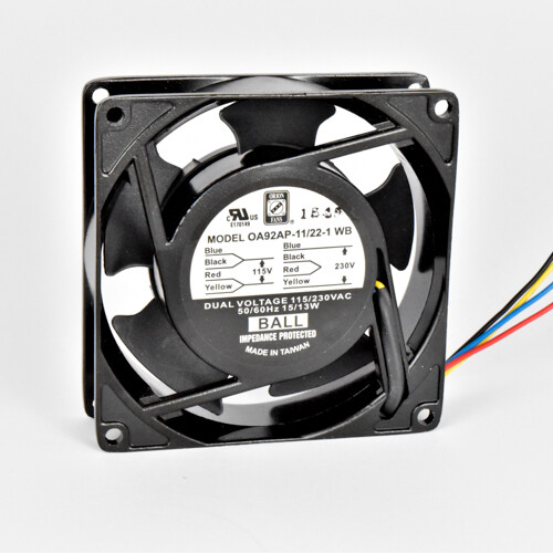 Orion Fans OA92AP-11/22-1WB 92x25mm dual voltage 35cfm