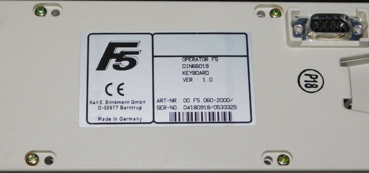 KEB Combivert 09.F5.M1D.2BD0 Automation Inverter DIN66019 Keyboard 2.8kVA 1.50kW