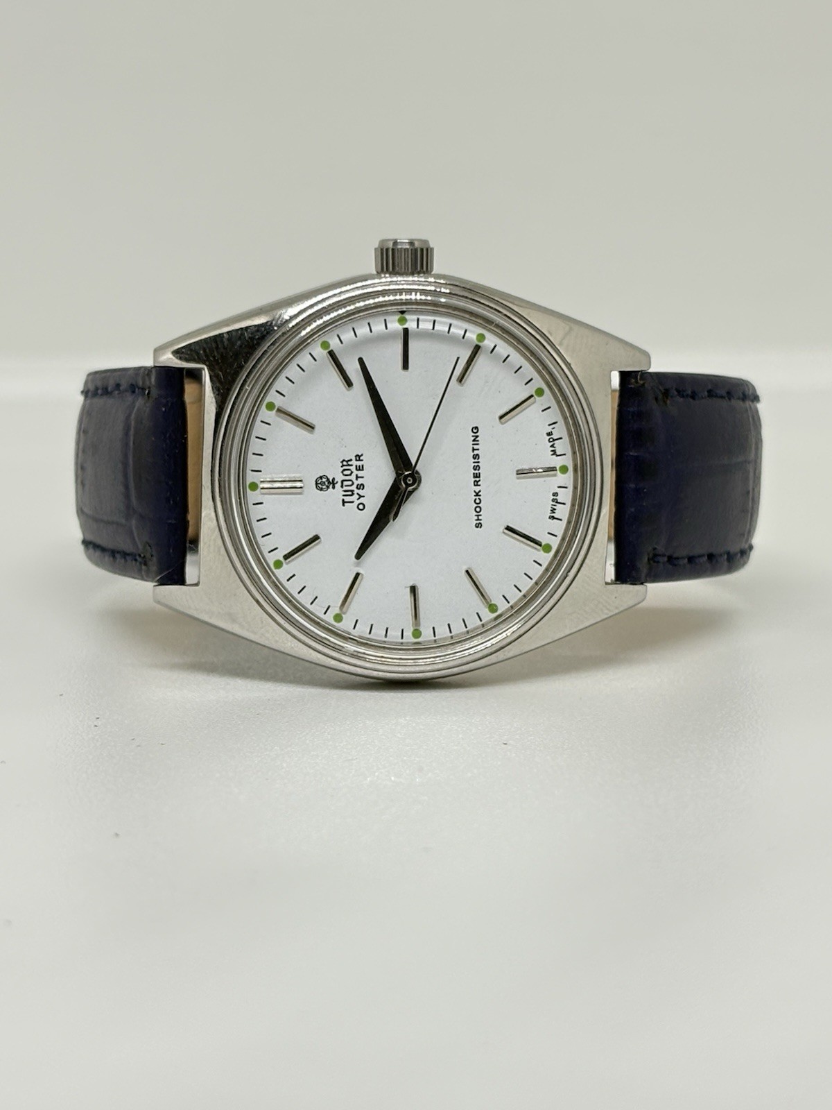 Vintage Tudor Oyster 17 Jewels Manual Winding Swiss Made Men’s Watch White Dial