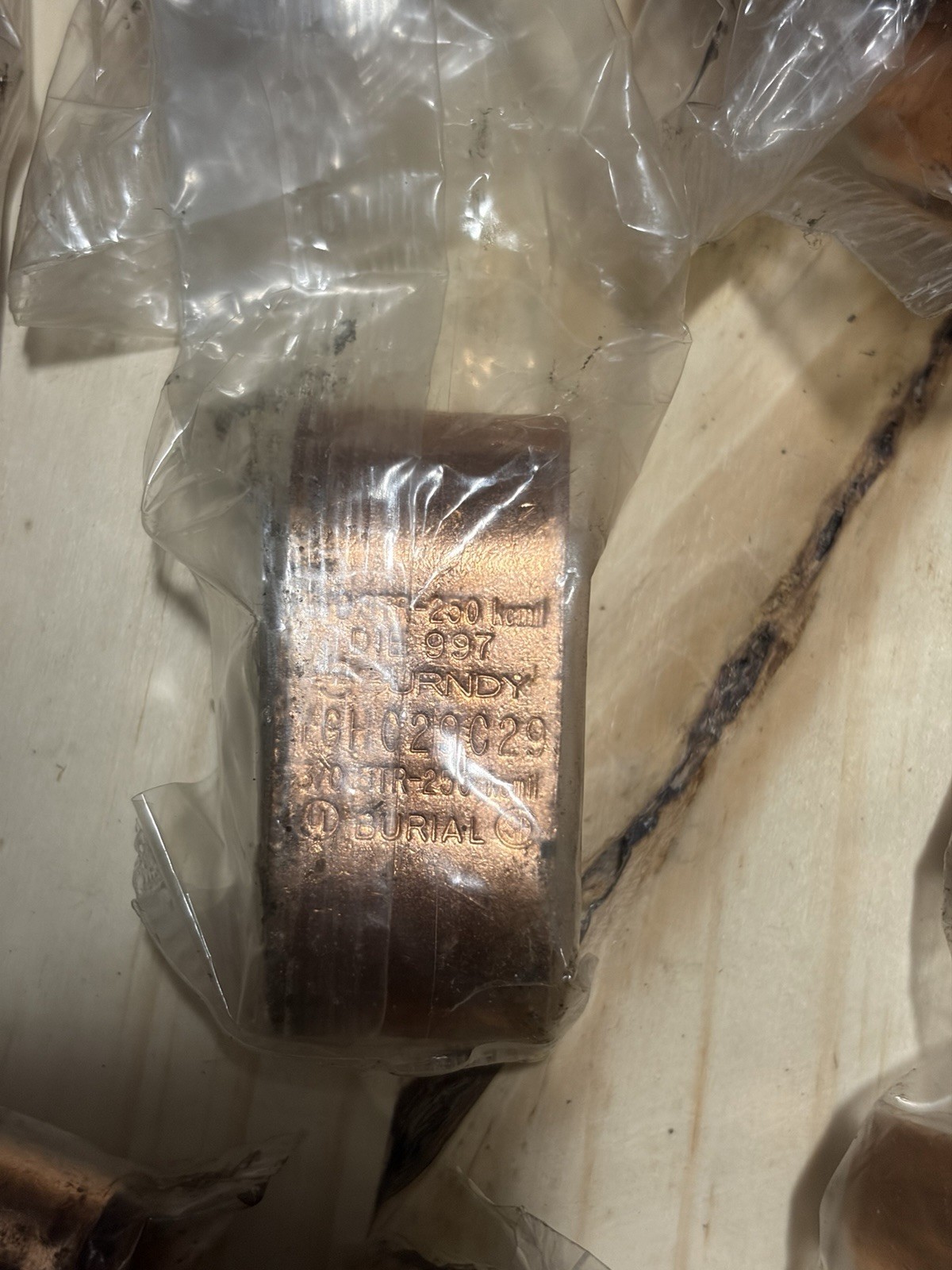 BURNDY compression C-taps(LOT 110)YGHC29C29 , YGHc29C26 , YGHC26c2 -BRAND NEW-