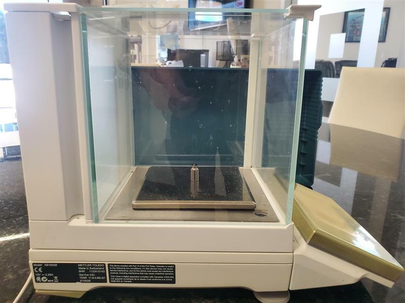Mettler Toledo XS1003S Topload Analytical Balance Scale (1010g d=1mg) 115 V