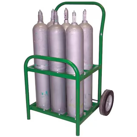 Saftcart Mde-6 Cylinder Trolley, 21 In. W, 250 Lb.