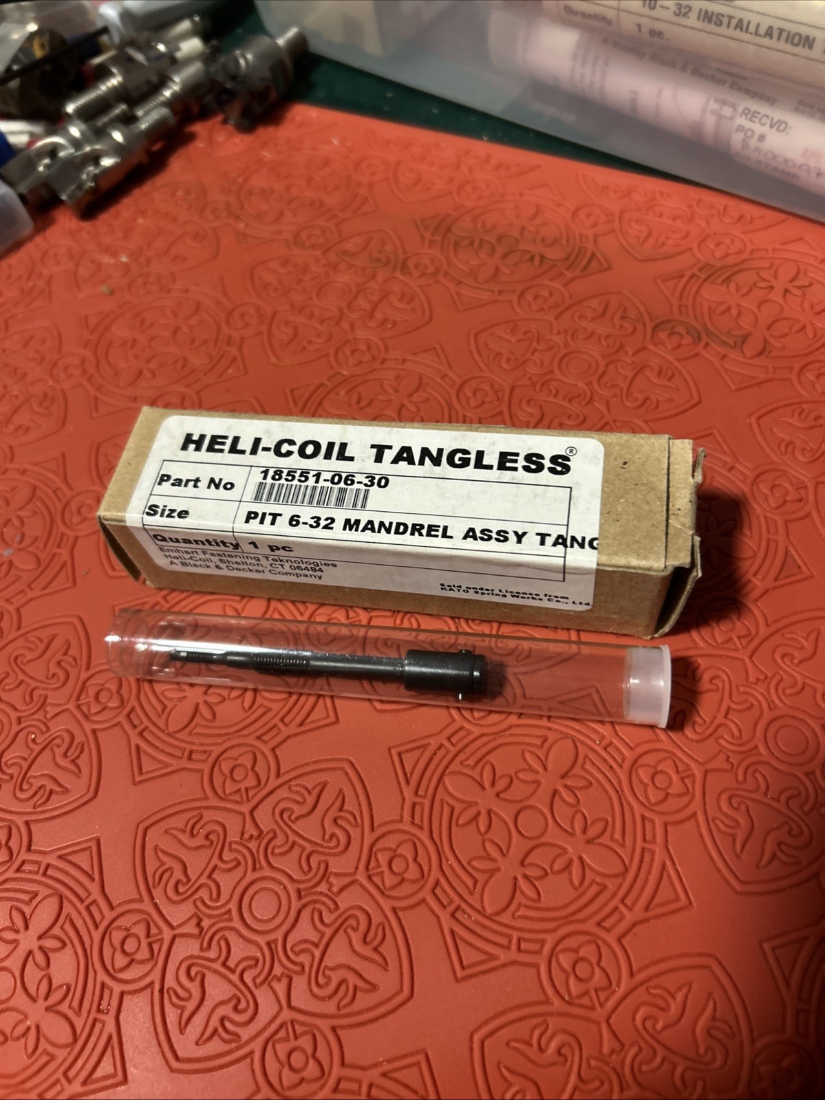 HELI-COIL #6-32 Thread Size UNC Mandrel Insert Power Installation Tool (Q23)