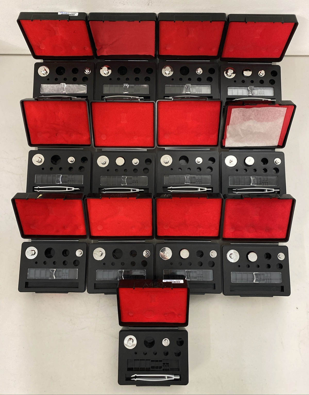 Lot 13 Cases Rice Lake Weighing Systems Test Weight Set 20g 50g 100g Class 1 3M