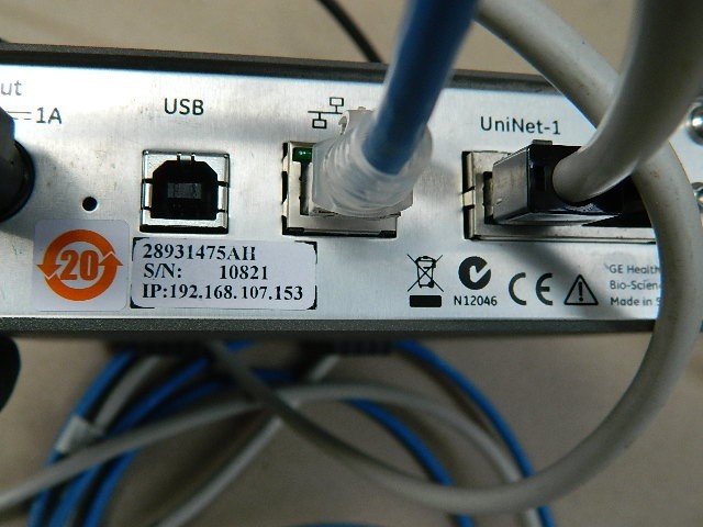 GE AKTA FPLC System CU-950 System Control Unit with Cables LOT #2