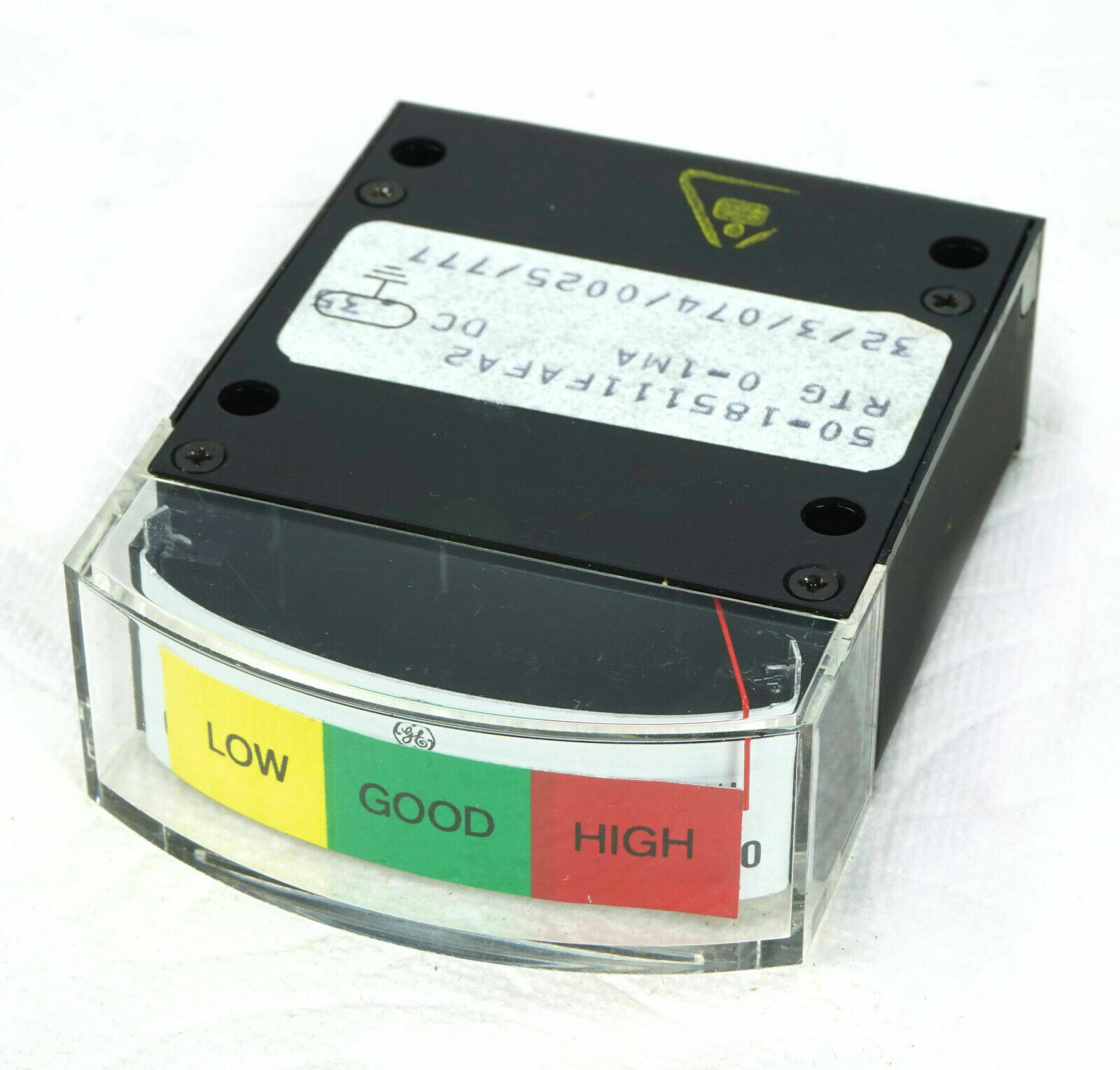GE turbine Edgewise Panel Meter type 185 Low Good High for Helicopter Cockpit