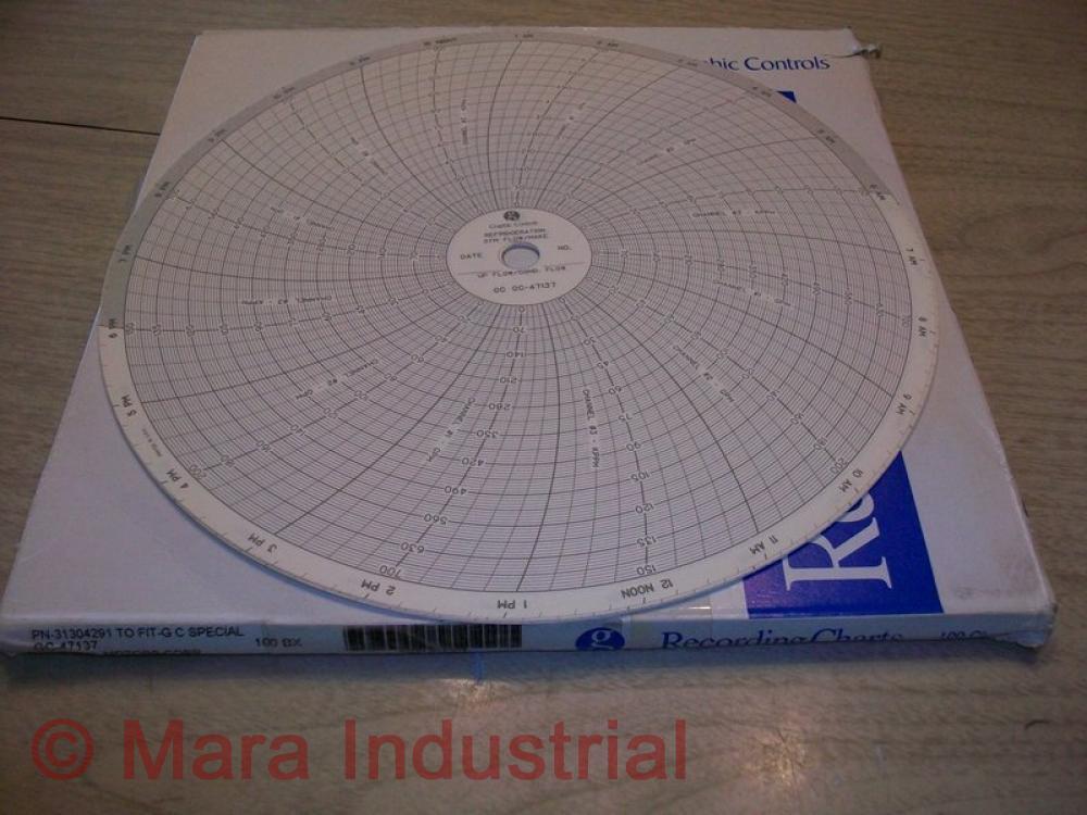 Graphic Controls 31304291 Chart Paper GC-47137 (Pack of 100)